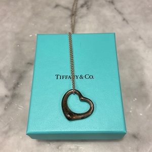 Tiffany large heart necklace